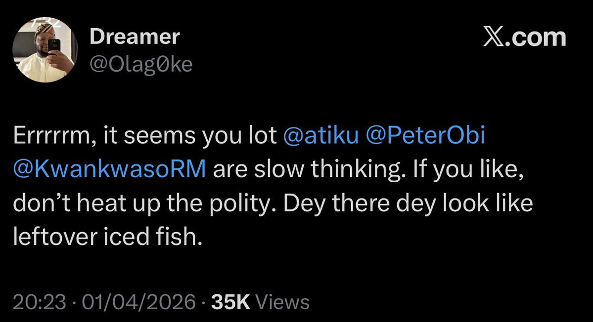 lidocaine_v2's tweet photo. Meet the objective man.

Pretends to criticize and praise all the candidates “equally”, but in reality is too scared to admit he’s a Tinubu supporter.

Claims all of them are the same and PO must have some criminal case hidden somewhere. https://t.co/XDB2ClSNCG