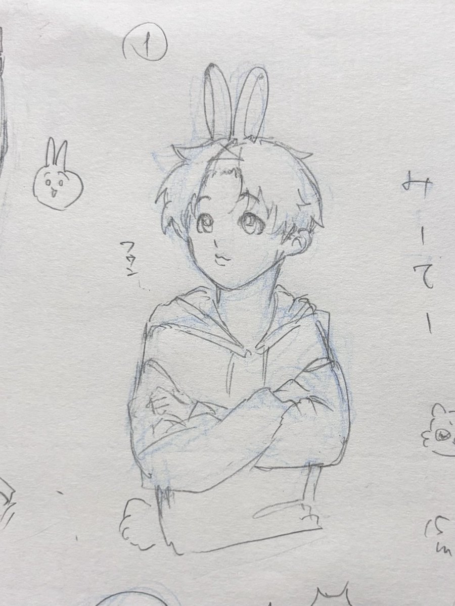 wtr_58's tweet photo. ちいかわ擬人化① https://t.co/jkEl88N6re
