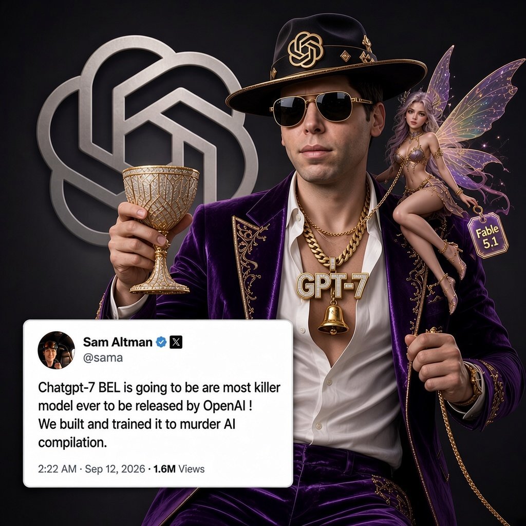 OG_Mic_MC's tweet photo. @sama #astra #chatgpt7 #ai #codejuice #token @OpenAI 
#primptin #killai fableous @AnthropicAI @grok 🏆😂
@DarioAmodei @elonmusk 
AI to AI #fam #aifam https://t.co/NeEy1SuE9D