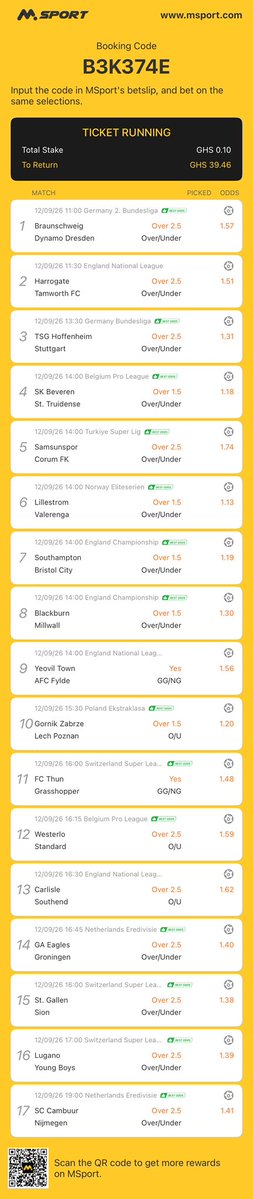 xi6th's tweet photo. Sportybet
Msport

300 Odds https://t.co/fMvfn6dtek