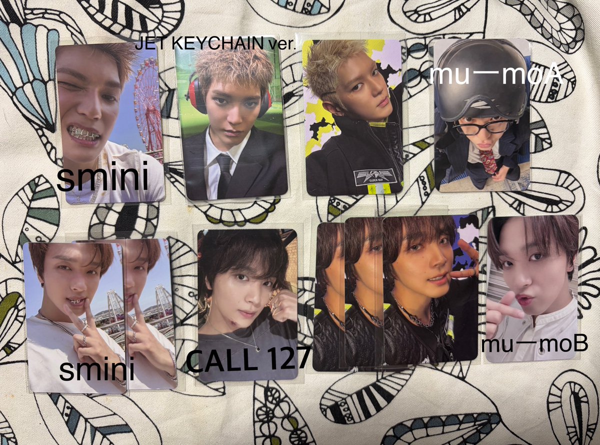 minoken1516's tweet photo. NCT127 イリチル BLINGY トレカ 交換
[譲］テヨン・ヘチャン
【求】ジェヒョン・悠太
お気軽にお声掛けください。
よろしくお願いします🙇
#blingy
#ジェヒョン
#ユウタ　#テヨン　#ヘチャン https://t.co/bdQWK3xPd8