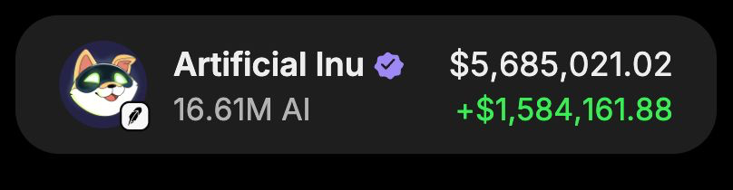 TGLetter's tweet photo. Its a good day. Drop your wallet im giving away $5,000 USD in $AI . 1k to 5 lucky winners!

Happy Weekend. go touch some grass friend https://t.co/nQMjcuWMor