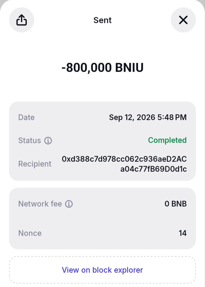 BabyNiuLai's tweet photo. 领取 800,000 #BNIU 🪂 #Airdrop 

步骤 1：点赞并转发置顶帖 📌 
步骤 2：留下你的 #BNB 地址并转发 ♻️ 

前 500 个钱包保证获得空投 👀 https://t.co/MUnRY01nIP