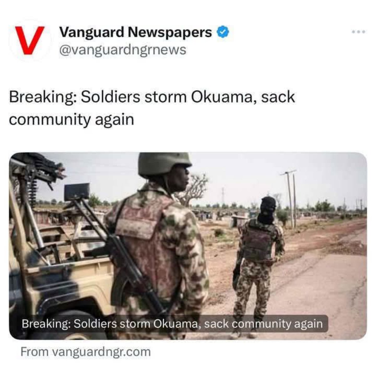 Airborne_X1's tweet photo. BREAKING 🚨

Being a #Biafran is Nigeria is a death penalty.

Support Biafra Republic Government in Exile #BRGIE.

Support our struggle for independence.

@POTUS. @SecRubio. @VP. @realDonaldTrump. @JDVance.  @HouseForeignGOP. @netanyahu. @HouseAppropsGOP. @IsraeliPM @WalidPhares. @RepRileyMoore.  @TLHumanRights. @WhiteHouse. @StateDept. @TheJusticeDept.  @Jerusalem_Post. @FoxNews. @TiborPNagyJr.