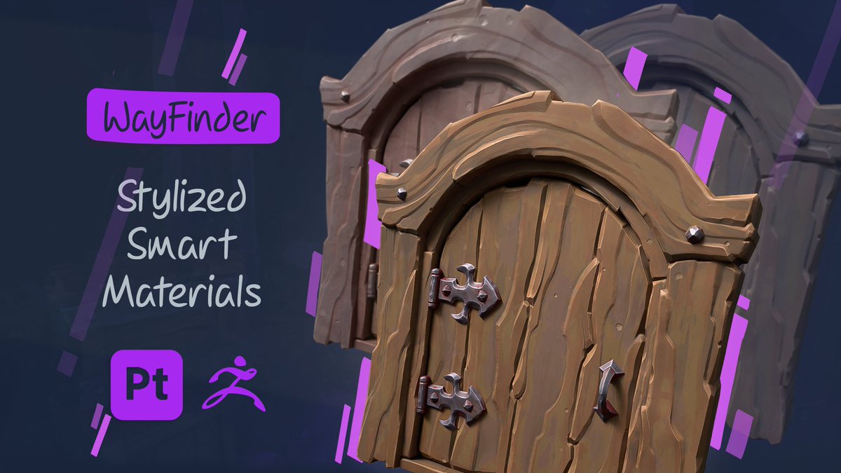 AfkhamiR's tweet photo. My tiny material pack, inspired by Wayfinder style. 👀
ArtStation: [https://t.co/4aYXNgzALN]
.
.
#digitalart #SubstancePainter #StylizedArt #MaterialArt #madewithsubstance3d #NoAI #Wayfinder #digital3d https://t.co/ogzEifZXXc