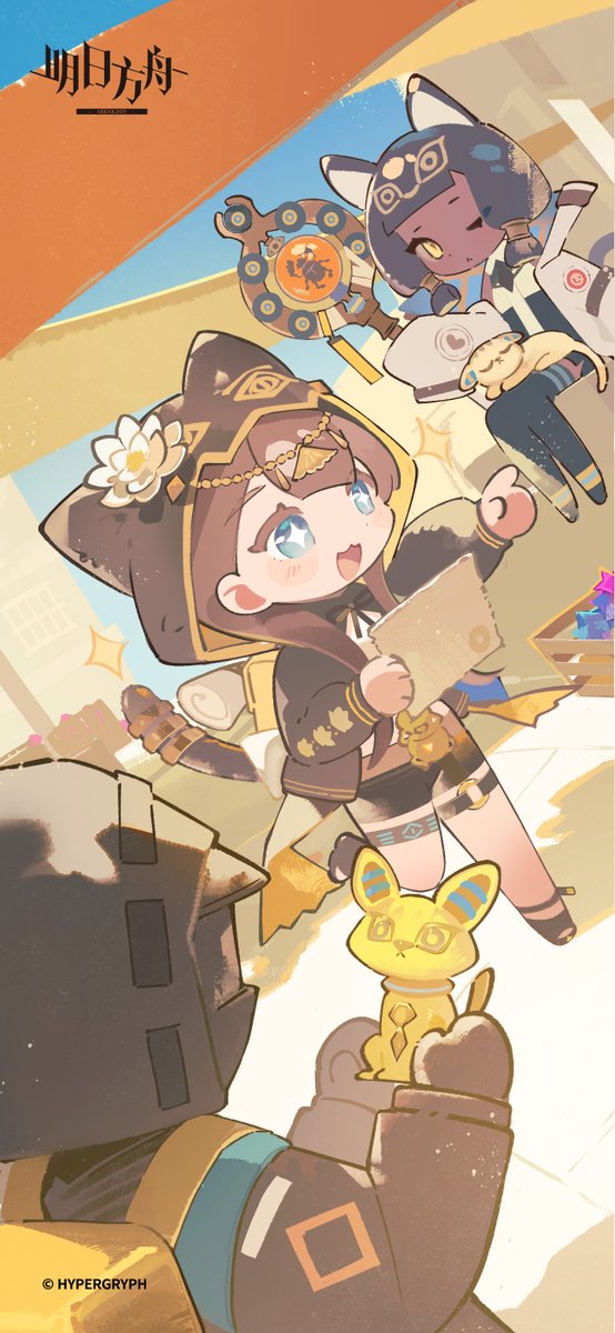 Me_Kusuri's tweet photo. 很荣幸为这次鹰角嘉年华绘制了打卡Q插，感谢项目组的指导。（3/4）
#明日方舟ㅤ #Arknightsㅤ https://t.co/0ElUzf7EvP