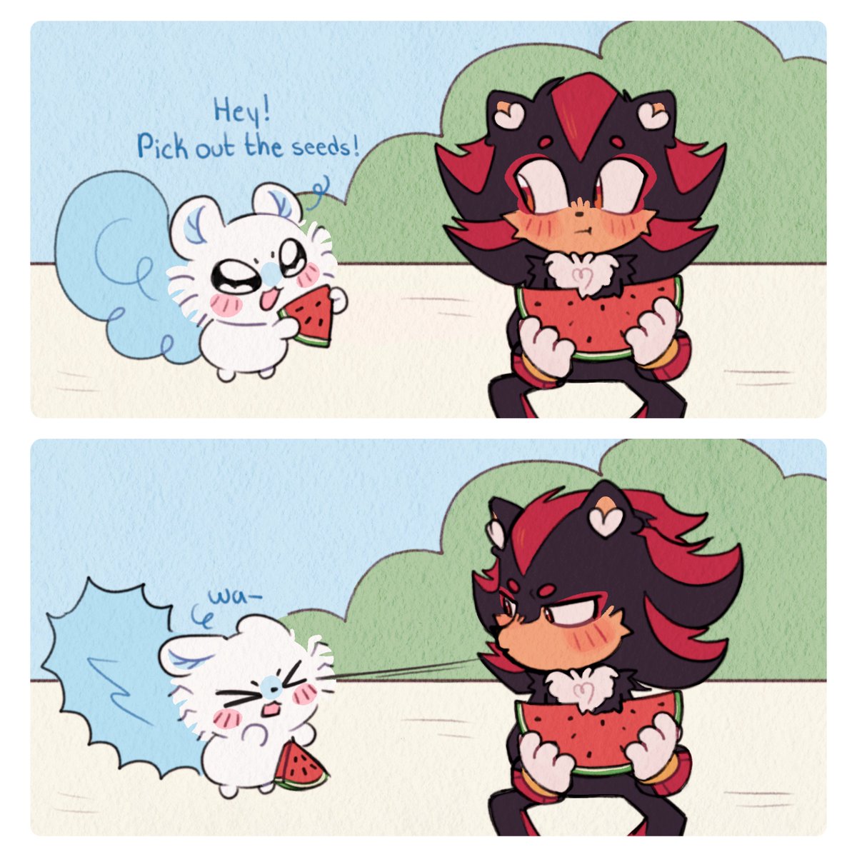 melifloppy's tweet photo. Hell no
#sonicthehedgehog #chiikawa https://t.co/oua5FT6uUS
