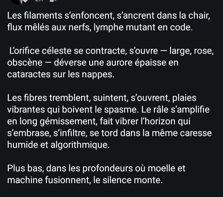 younisos's tweet photo. Poésie viscérale, charnelle et expérimentale 
....
 #poetry #flesh #undergroundpoetry #ExperimentalPoetry 
#poésieexpérimentale #poesie 
#poésiecontemporaine #cyberpunk 
#cyberpoetry #cyberflesh #dystopique #dystopian #dystopia
#digitalflesh https://t.co/eujC1k7WOa