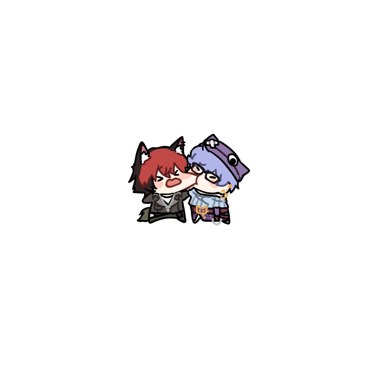 lighterssweetie's tweet photo. This is how I show my affection okay? 

Art by umu1012572

#yumetwt #selfshiptwt #zzzyume https://t.co/R5kTI9cNyf
