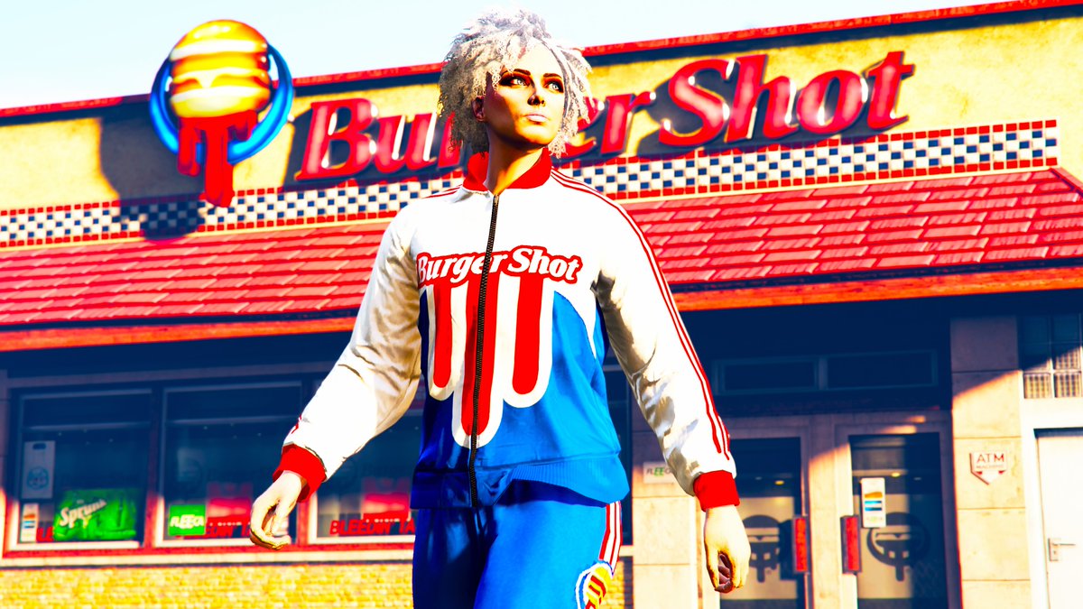OhhCurly__'s tweet photo. 🍔❤️ Burger Shot Tracksuit 🍔❤️

@RockstarGames ⭐️
#GTAOnline #VGPUnite #VirtualPhotography #GTA5
#Curlistan #CurlysColection #PS5 #B1GMATIC
#SantaMuerteGang #GTAVSnapmatic #SnapmaticArt
#ARTEsnapmatic #VPRT #RockstarGames https://t.co/Lqf1jiG7AF