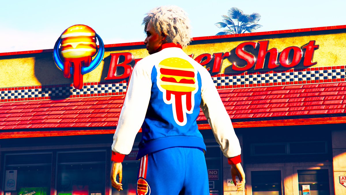 OhhCurly__'s tweet photo. 🍔❤️ Burger Shot Tracksuit 🍔❤️

@RockstarGames ⭐️
#GTAOnline #VGPUnite #VirtualPhotography #GTA5
#Curlistan #CurlysColection #PS5 #B1GMATIC
#SantaMuerteGang #GTAVSnapmatic #SnapmaticArt
#ARTEsnapmatic #VPRT #RockstarGames https://t.co/Lqf1jiG7AF