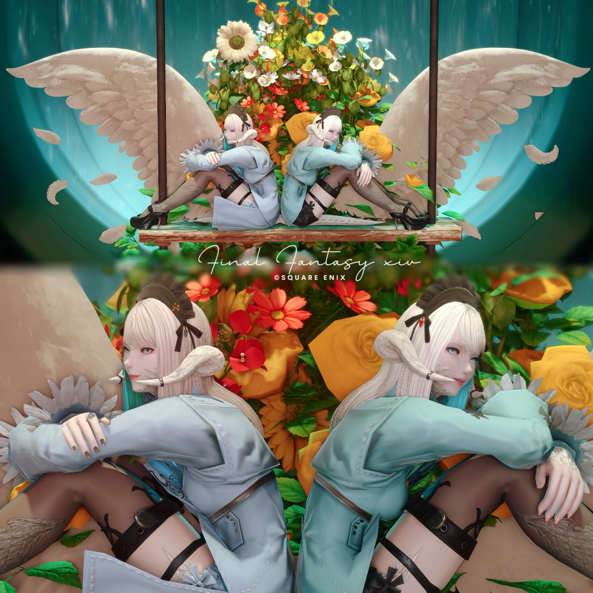 cc___ff14's tweet photo. 前角ちゃん合わせてくれた🫶🏻⸝⸝꙳
待ち合わせからすれ違い通信すぎて楽しかった🐶ྀི
スタジオとてもきれいでした⟡.·
お手伝いもたくさんありがとう◜~◝⸝⸝♥︎

#AriesBooth
#FF14 ︎⋆ #FFXIV ⋆ #FF14SS https://t.co/OPQ4YfR1PN