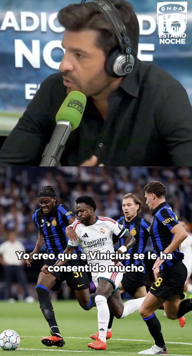 ESnomanu's tweet photo. Las tres propuestas de Enrique Riquelme para su directiva: 

Miguel Torres: se va a la radio a criticar a Vinicius 

Iker Casillas: con Tebas al lado riéndose de Mourinho 

Raúl: comentarista de Movistar (lo dirige un culé) 

El Madrid salvó una buena bala. https://t.co/HFGufZ0G8H