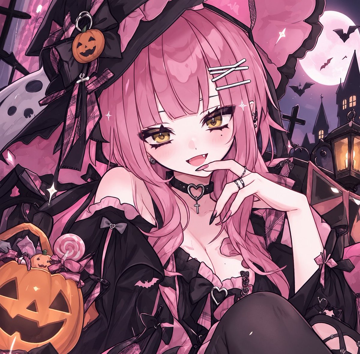 Illust_kirara's tweet photo. 🕯️𓆩 𝐇𝐚𝐥𝐥𝐨𝐰𝐞𝐞𝐧 𝐍𝐢𝐠𝐡𝐭 𓆪🕯️

─── Trick or Treat ───

今夜、誰も知らない場所で
ひっそりと無償企画を開催します……🎃

👻 参加方法
・この投稿をRP
・テンプレをリプに
・フォロー

今夜、あなたの子も
“こちら側”へ来てみませんか？

#AIイラスト  #無償依頼 https://t.co/LFs06pKXlt