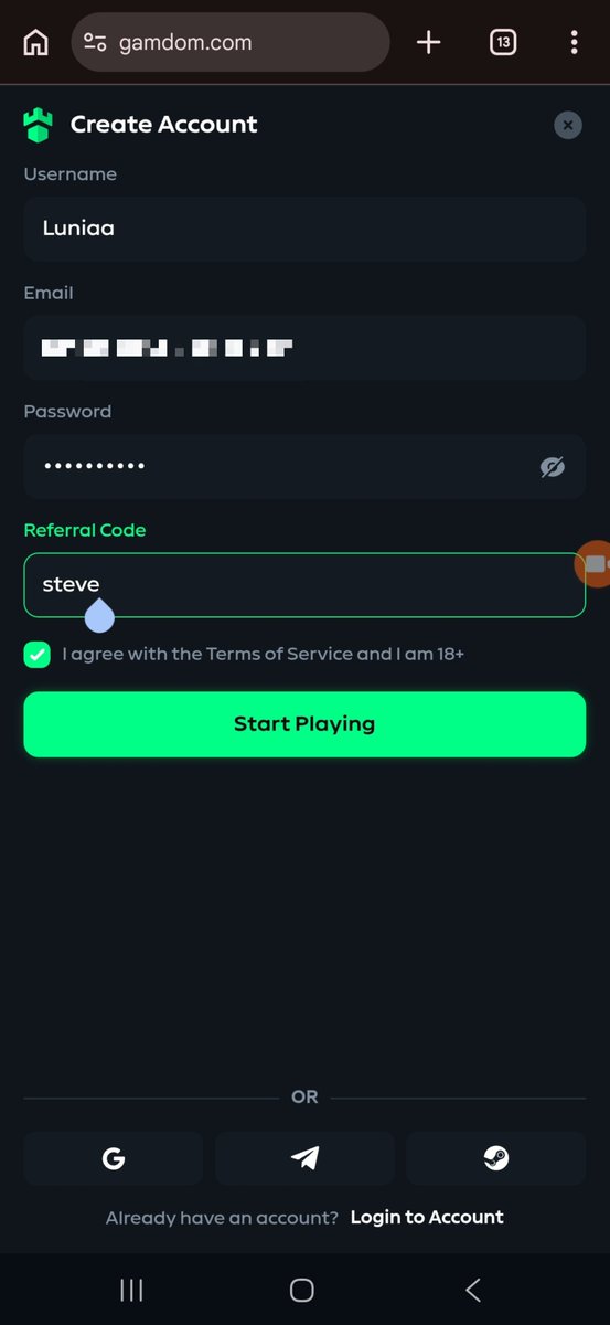 0xLuvv's tweet photo. @stevewilldoit @gamdom Hi @stevewilldoit, I've been under your code for quite some time, can I receive my first tip so I can play your slots on gandom? 👀 

Gamdom: Luniaa

ID: 48170782 https://t.co/46SqLjEf1Y
