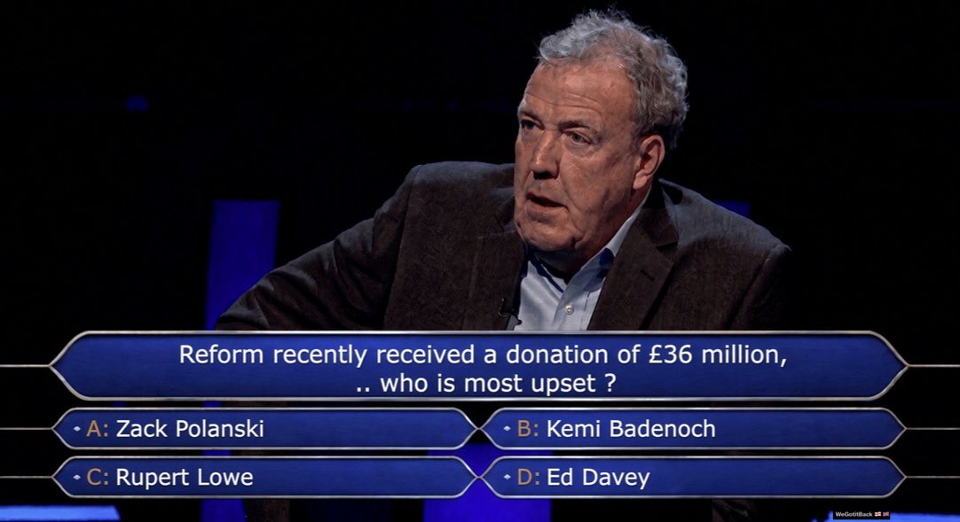 NotFarLeftAtAll's tweet photo. Definitely D - Ed Davey https://t.co/7IMVdtMCd5