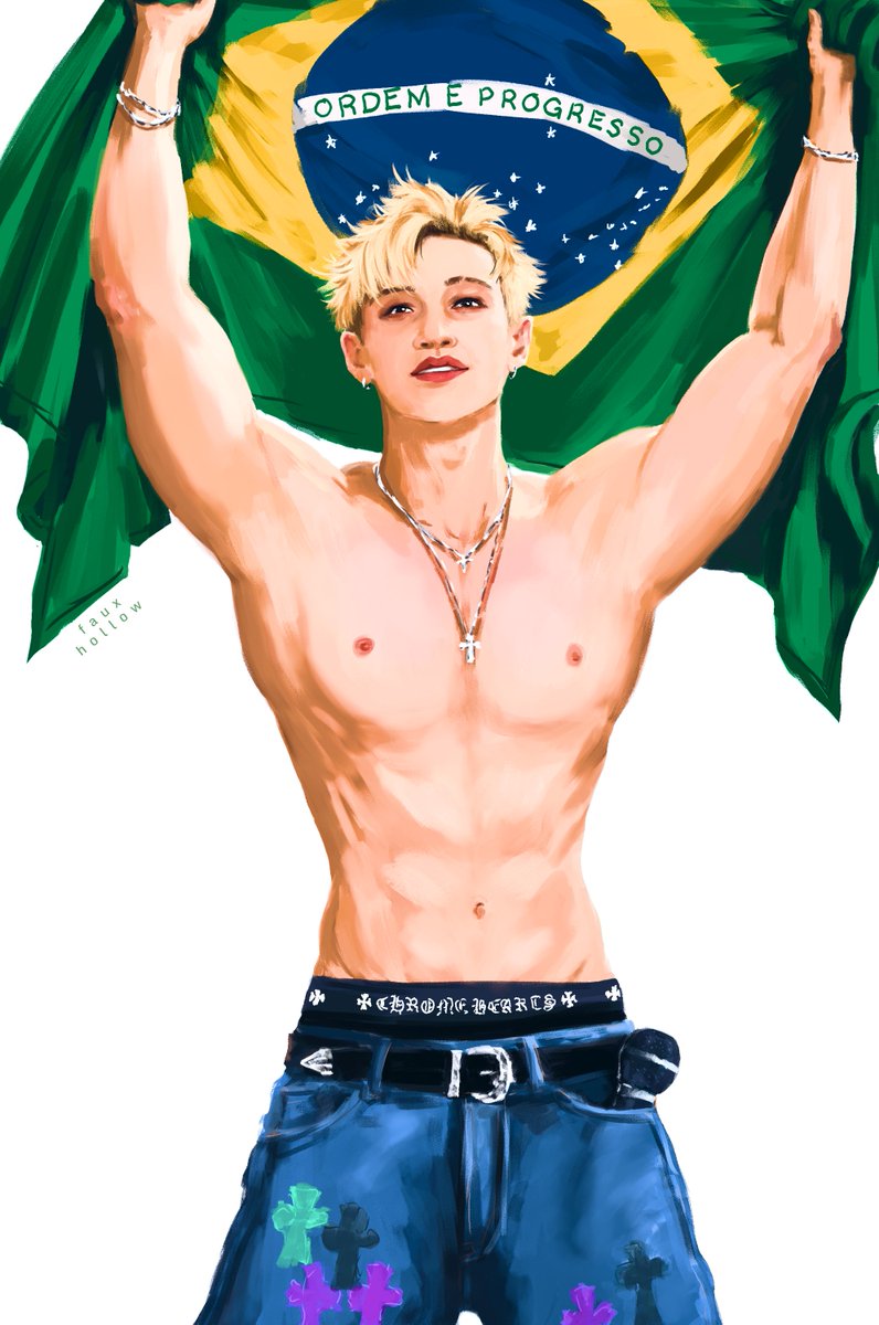 faux_hollow's tweet photo. Rock in Rio
#BangChan https://t.co/w6IR6jrEsT