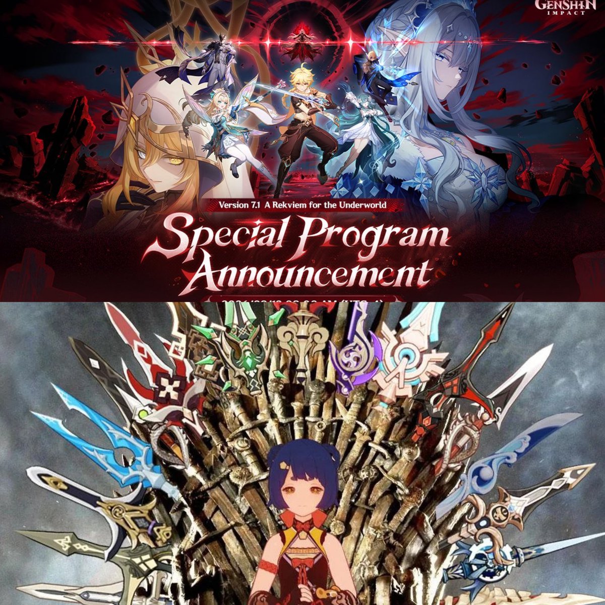 Games4ndChill's tweet photo. Si Regalan un Arma Promocional por Aniversario... 🙉👀

🎉 Regalo 10 BENDIS a todos los que interactuen con este Twitt 🎉🗿

Nos vemos ahora en Stream para el Livestream 🙏🏻

#Genshinimpact #genshin https://t.co/tUTvpaC3fl