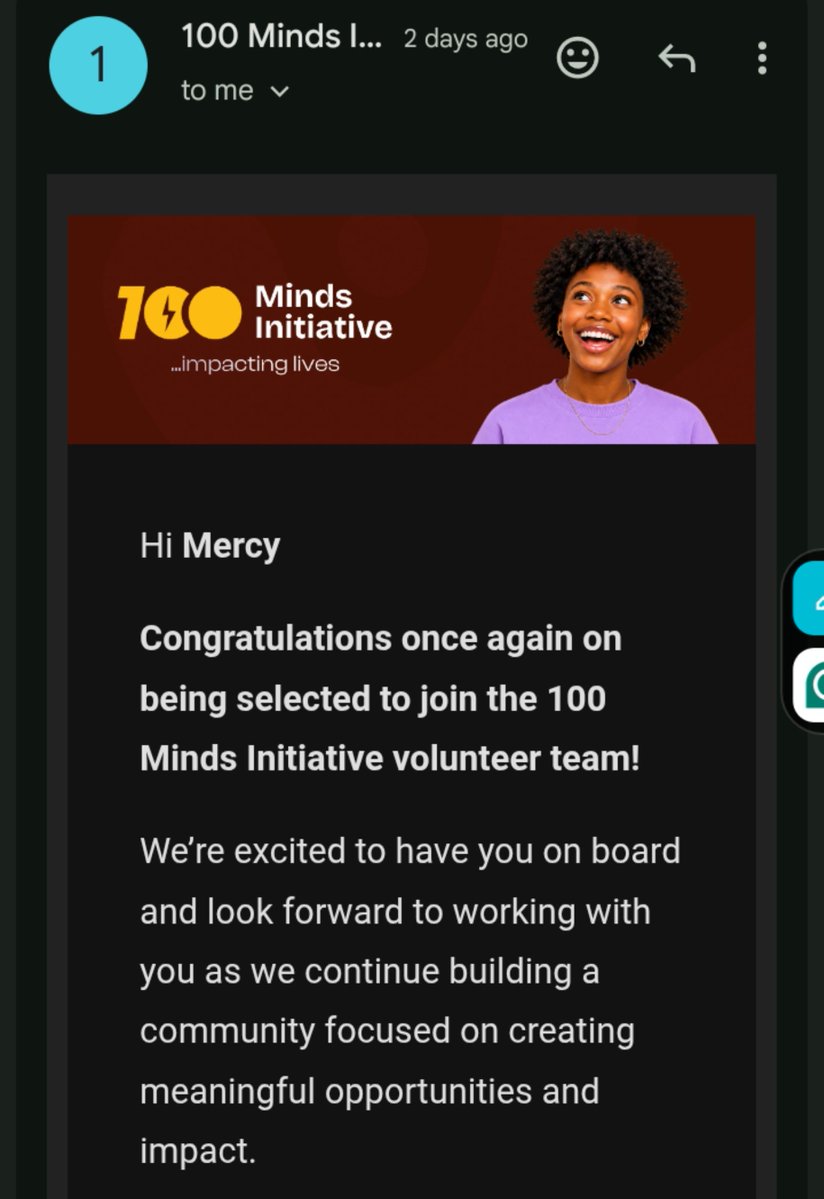 DcKennyGold's tweet photo. What a privilege to be selected to join @100_minds team. Looking forward to learn, connect and impact together. 

Here we go. ♥️ https://t.co/pkcTdc3X7o