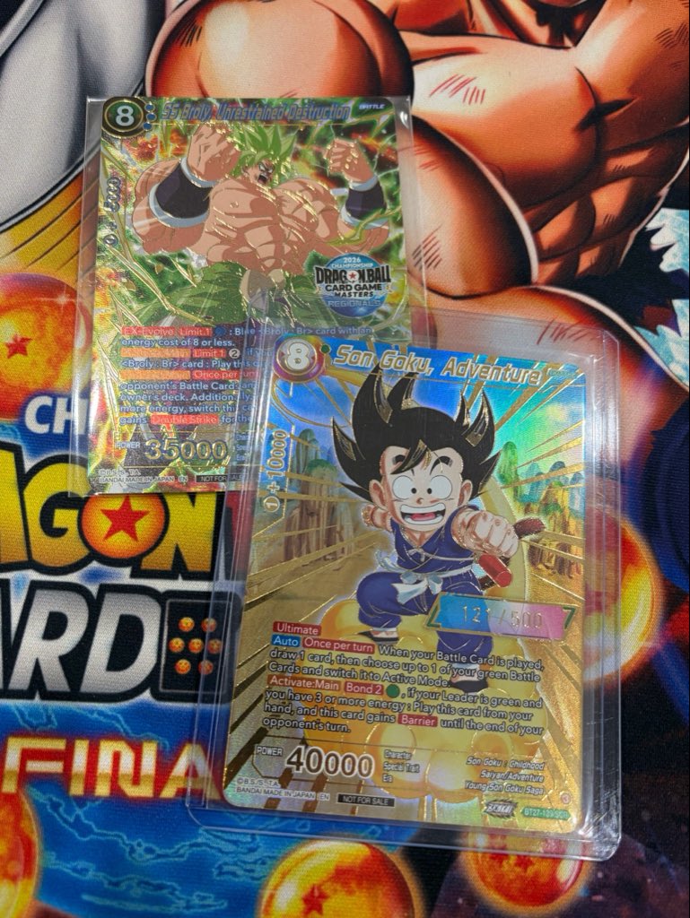 bzhangg's tweet photo. DBS Masters Melb Regionals
Results 4-1, 8th place 
Pan Xeno strikes again ❤️ 

R1 - Blue Trunks ✅ 
R2 - Green Tien ✅ 
R3 - White Time Chamber ❌
R4 - Green Nameku ✅ 
R5 - Black Aeos ✅ 

Congrats to Symo for winning his very first regionals 👏 https://t.co/4W1b6yk74R