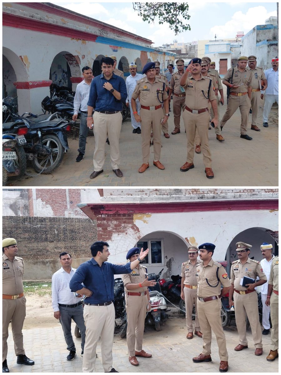 dm_hathras's tweet photo. थाना समाधान दिवस के अवसर पर जिलाधिकारी अतुल वत्स ने पुलिस अधीक्षक चिरंजीव नाथ सिन्हा के साथ थाना कोतवाली नगर हाथरस पहुंचकर फरियादियों की समस्याओं एवं शिकायतों को सुना। 

जिलाधिकारी ने संबंधित अधिकारियों को निर्देश दिए कि प्रत्येक शिकायत का निष्पक्ष, गुणवत्तापूर्ण एवं समयबद्ध निस्तारण सुनिश्चित किया जाए। भूमि संबंधी विवादों में राजस्व एवं पुलिस विभाग की संयुक्त टीम गठित कर मौके पर जांच तथा प्रत्येक शिकायत का भौतिक सत्यापन अनिवार्य रूप से कराया जाए।

उन्होंने कहा कि जनशिकायतों का त्वरित एवं प्रभावी निस्तारण शासन की प्राथमिकता है। शिकायतों के निस्तारण में किसी भी प्रकार की लापरवाही न बरती जाए तथा फरियादियों को नियमानुसार प्रभावी समाधान उपलब्ध कराया जाए।

@CMOfficeUP @UPGovt
@myogiadityanath @InfoDeptUP
@ChiefSecyUP

#थाना_समाधान_दिवस  #जनशिकायत #सुशासन #Hathras #DistrictAdministrationHathras #dmhathras