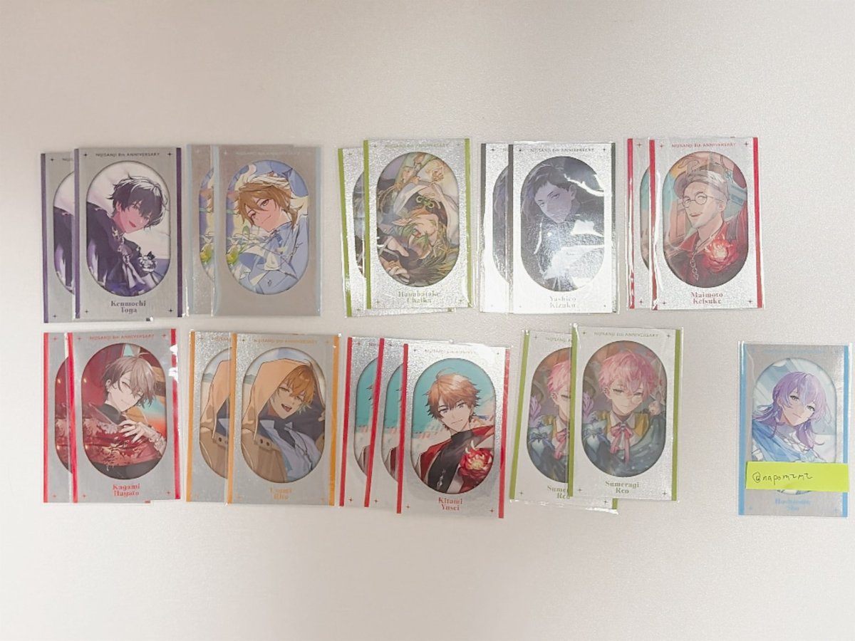 napomtmt's tweet photo. 【交換】にじさんじ にじストア6周年 にじさんじ8th ランダムメタルカード Bグループ

譲)画像
求)IDカードの方

郵送交換希望です。
お気軽にお声掛けください。 https://t.co/vhcFrJRXnO