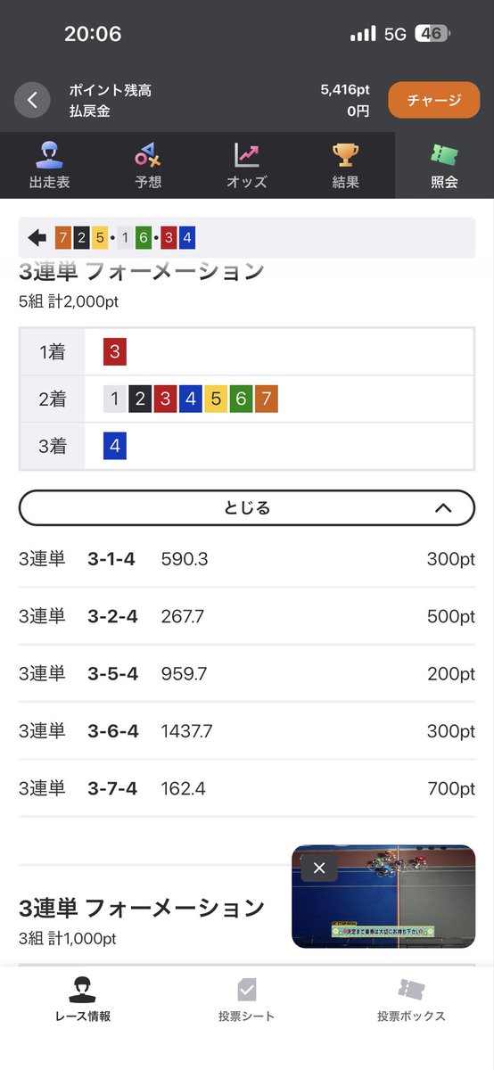 245boat's tweet photo. わけわからん、買ってないとかある？

佐世保じゃなかったら
6が2をもっと牽制して脚いっぱいであれば

9レースも悶絶やったのに。これは、、、 https://t.co/ICccU07dmH