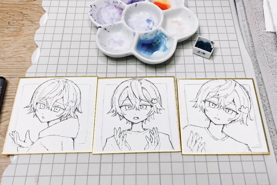 bokumuu_'s tweet photo. 色紙やっと手をつけるよ https://t.co/xOMbYXSPRL