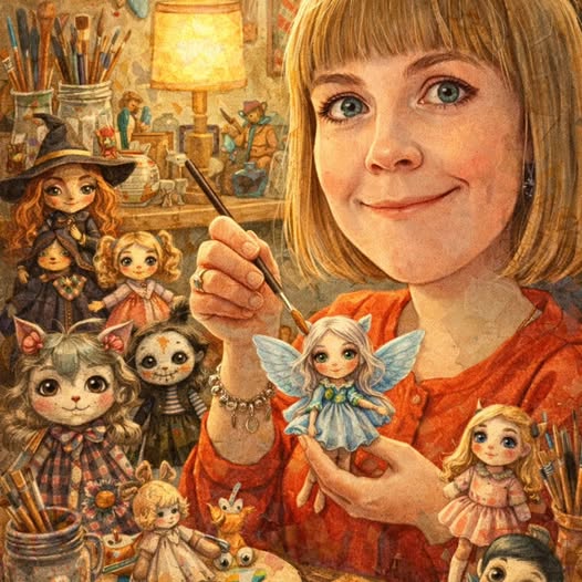 Allikka2's tweet photo. Фея кукол создавала,
Мастерила, колдовала
И в её руках послушно
Обретали куклы души
#fantasyart #artdoll #dollmaker #sculpture https://t.co/R6jkPfEe1T
