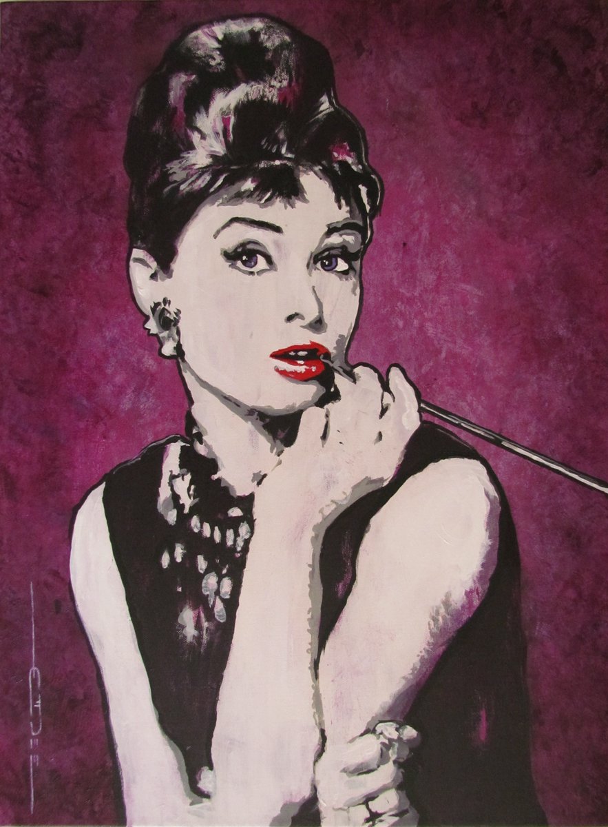 EricDeeGallery's tweet photo. Original hand-painted Audrey Hepburn (Breakfast at Tiffany’s vibe) portrait by Eric Dee (realist painter, Denver area). Acrylic on canvas, 18×24". Frame not included. Not a print — the actual painting. Clearing studio originals as I retire from painting.

Asking $245 (was $490). Local pickup preferred; shipping possible at buyer’s cost.

Details/photos: https://t.co/sp9lEbDAgf inquiries: Facebook message or email ericdee@gmail.com