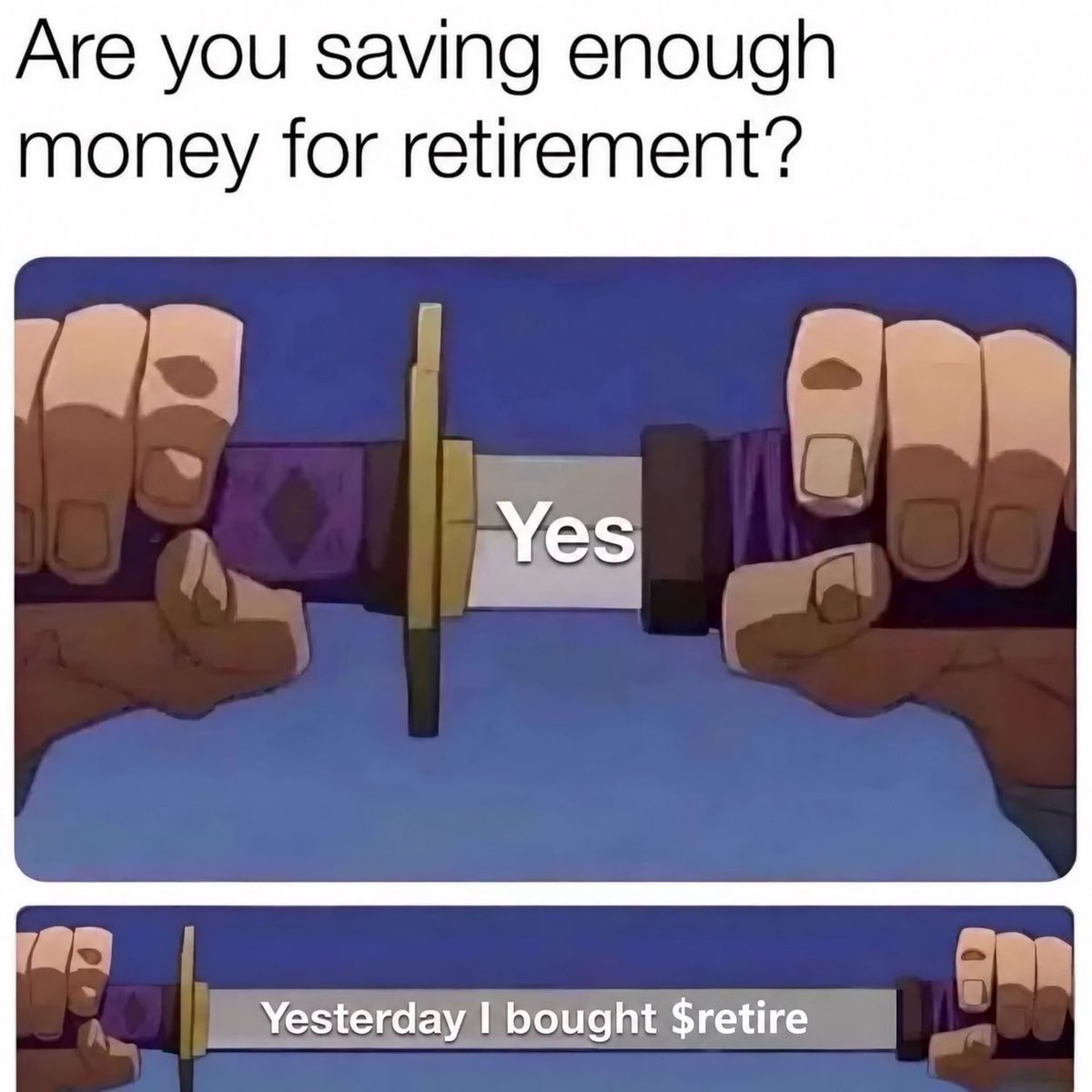 Retire4ever's tweet photo. You don’t have enough $retire https://t.co/aJ1xHi9189
