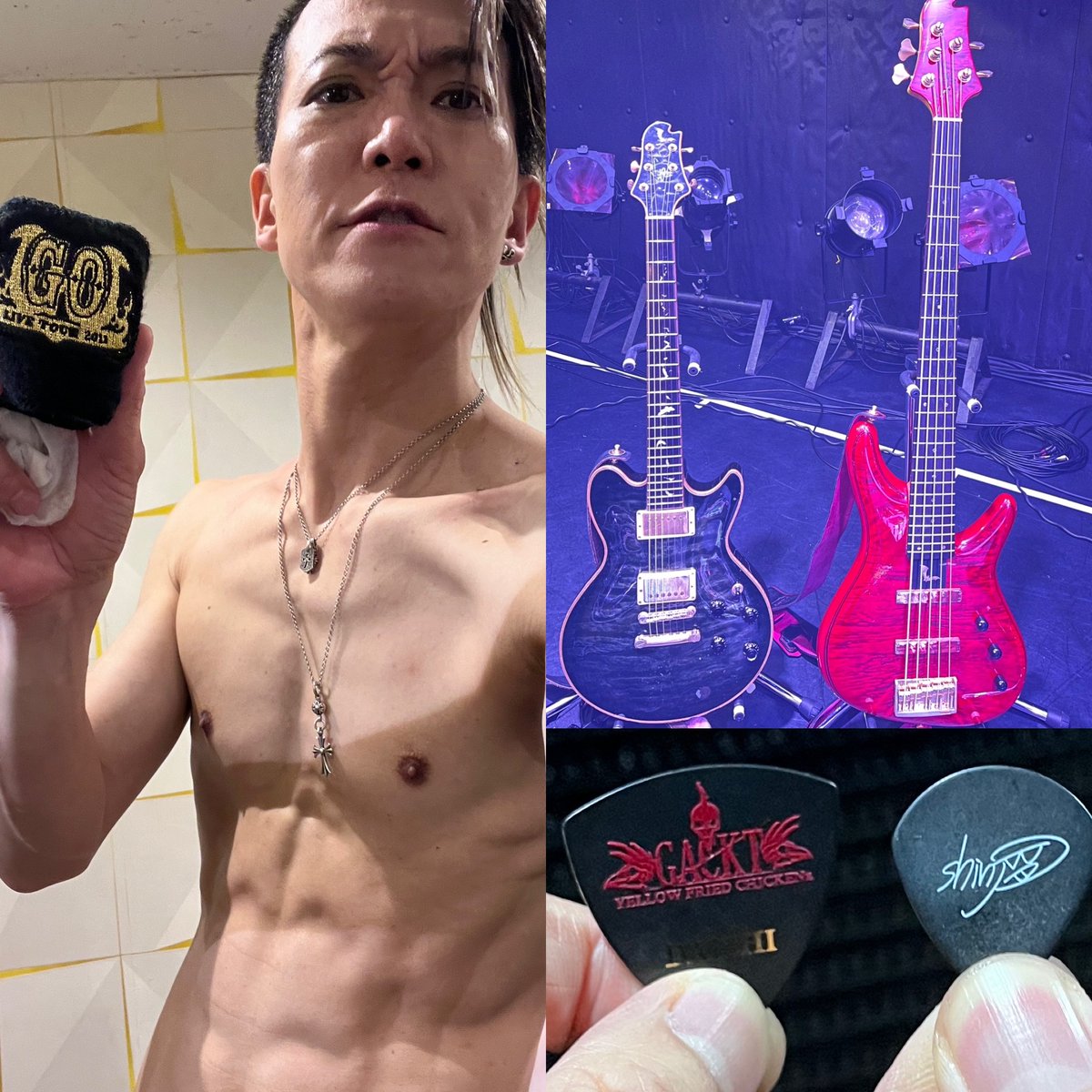 shinpei_brz's tweet photo. #BREAKERZ
LIVE TOUR 2026 #RETURNZ -GO- 
⁡
Day 4
9月12日(土) 大阪 Banana Hall
⁡
大阪なにわパワー凄かった！
そりゃ脱いでしまうよな
⁡
ベースDAICHI君との連携も日々成長中　嬉しいね

皆で人生ずっと楽しくGOしていこう！ありがとう https://t.co/kQxoIwuATP