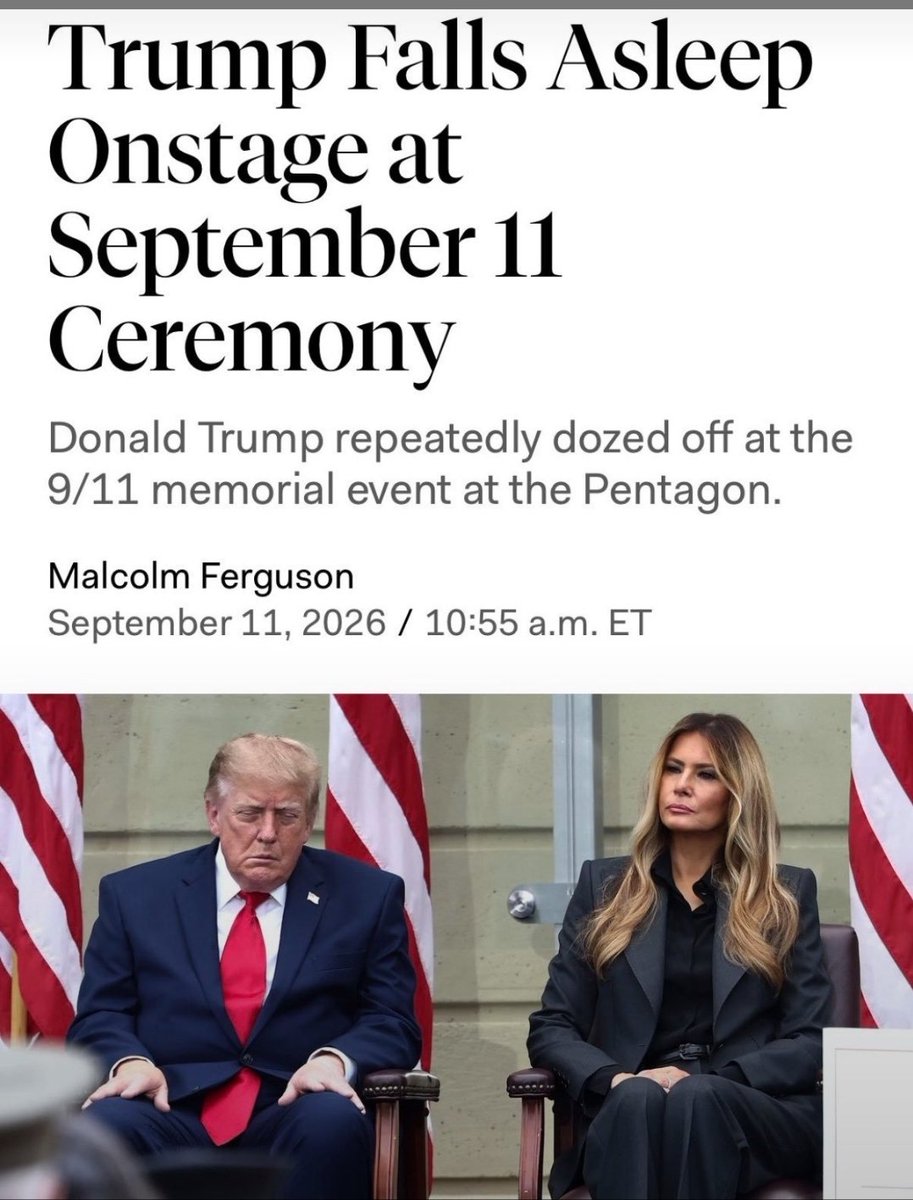 Obrifree's tweet photo. @GuntherEagleman But this is unacceptable; the man has no interest in mourning for the victims of 9/11. https://t.co/2X5ZQmVMLV