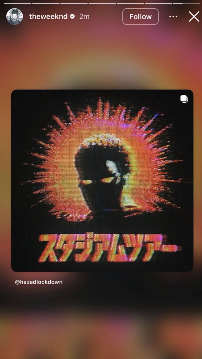 hazedlockdown's tweet photo. The Weeknd sharing my work 🔥 https://t.co/xuRkpfc8a7