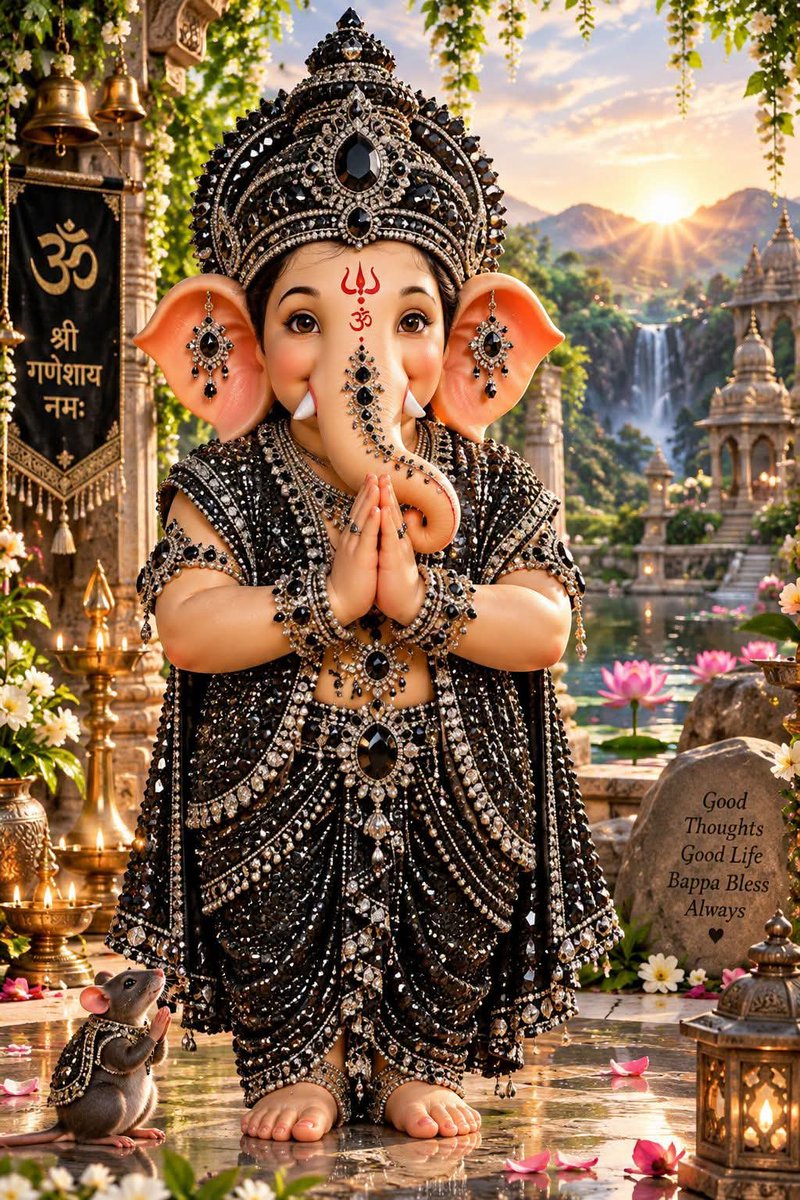 AnjuJha05's tweet photo. 🌺 शुभ संध्या🦞🏵️ जय श्री गणेश 🌺

गणेश जी की कृपा से आपके जीवन में हर विघ्न दूर हो, सुख-शांति और समृद्धि बनी रहे🐘✨
🌺🔥गणपति बप्पा मोरया🙏❤️ https://t.co/39uOmFRxYw
