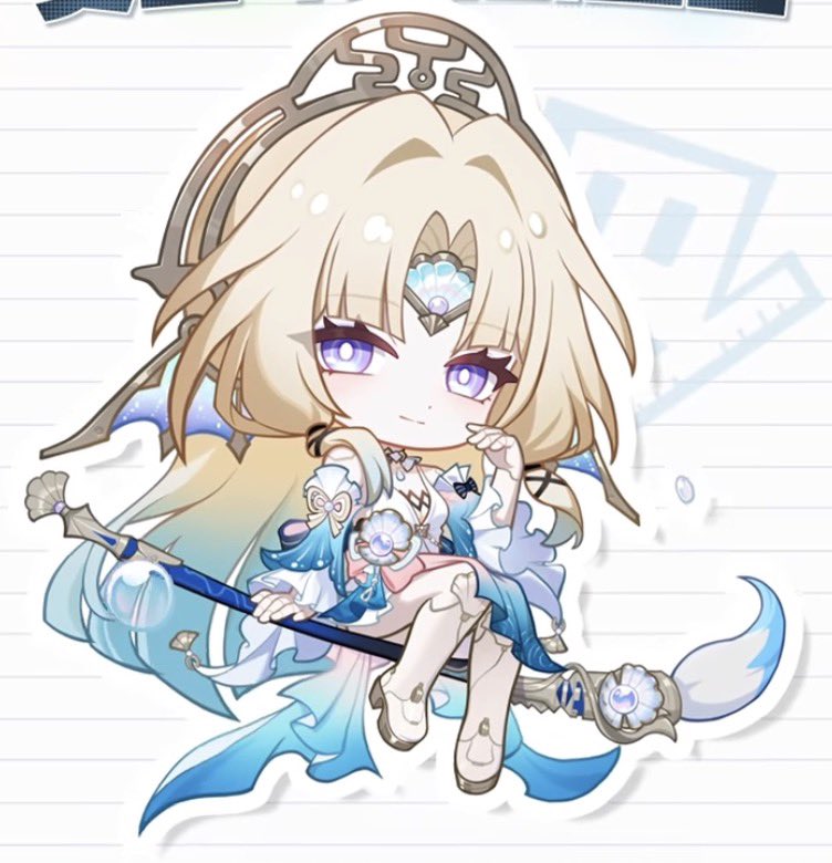 MythusStar's tweet photo. New Official Aventurine Waveflair &amp; Pearl Chibi Illustrations! 

#honkaistarrail #HSR #StarRail #崩壊スターレイル #Aventurine #AventurineWaveflair #Pearl https://t.co/1KFzVYlYuw