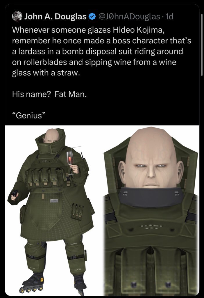 airbagg3d's tweet photo. Fun fact: did you know the “Orc City” meme started because the “writer” of that book was shitting on Kojima calling him Fat Man https://t.co/aKvsJbEtKD