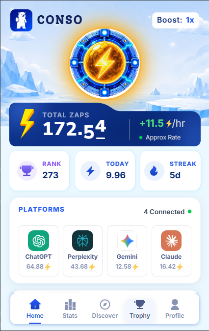 ChhagolP's tweet photo. 🚀 Exploring CONSO Extension and loving the idea behind it! ⚡
Interested in AI? Join CONSO and discover it yourself! 🔥🔗 https://t.co/yMhxchNVeD
@conso_xyz https://t.co/YcFJMSdSBz