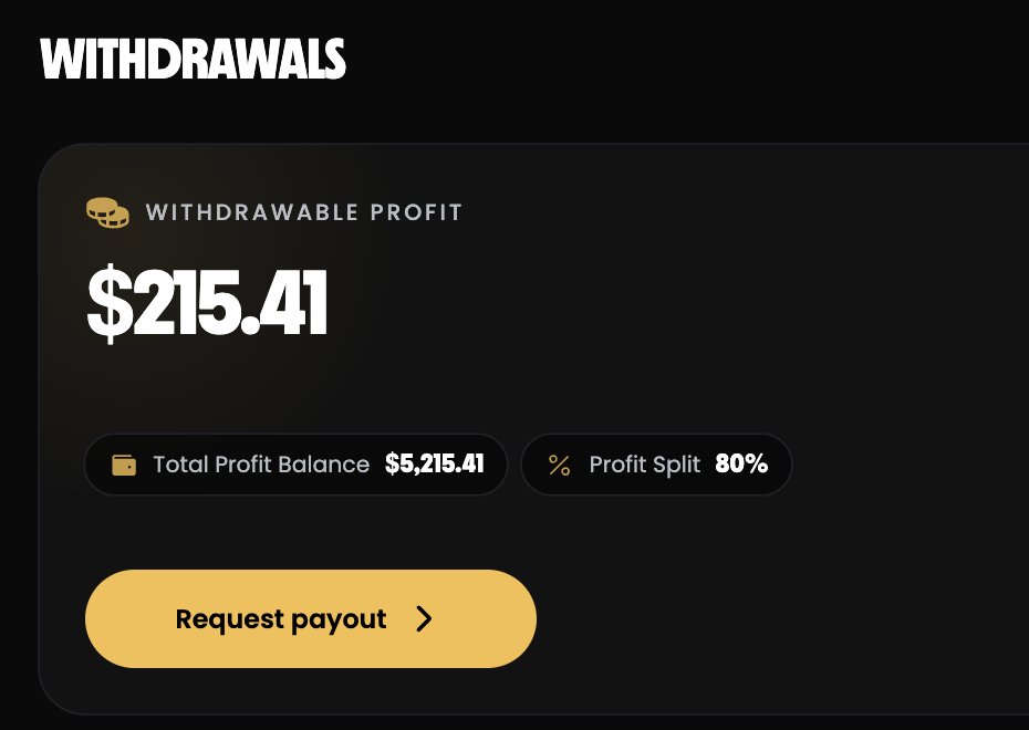 akxhatfx's tweet photo. About to request my 6th payout from the same $5K funded account.

Been holding this account since Feb 9.

During my 5th payout, their team reached out for a risk interview. A few days later, they cancelled the meeting themselves.

Now going for payout #6.
Honestly expecting a smooth one this time. 🫡
One account. 6 payouts. Still going.

@GoatFunded @EdwardXLreal