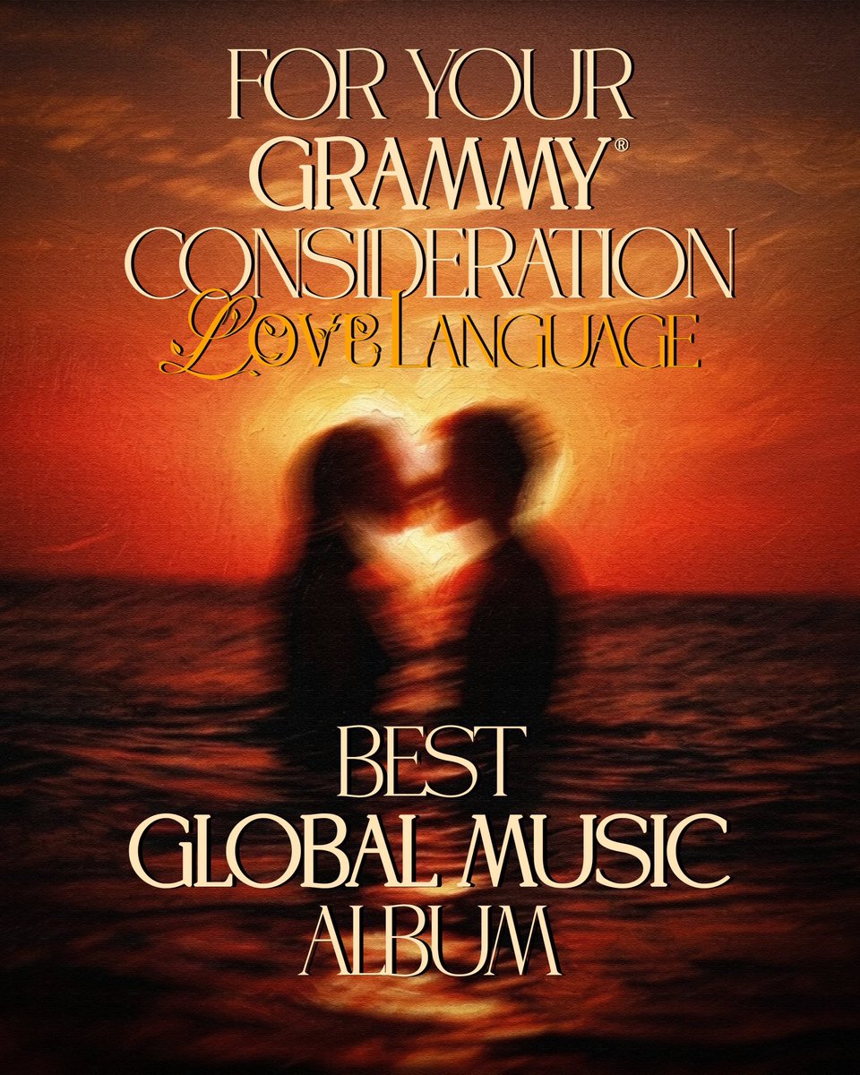 JAYWONJUWONLO's tweet photo. FYC
BEST GLOBAL MUSIC ALBUM
BEST ALBUM COVER
BEST RECORDING PACKAGE
@lilmileofficial , @iamkasualtee , @thatman_josh , @stajeofficial
Love is more than a feeling. it’s a language, a choice, and a story we continue to tell through music.
“Love speaks louder than words”
FOR YOUR GRAMMY® CONSIDERATION 🏆