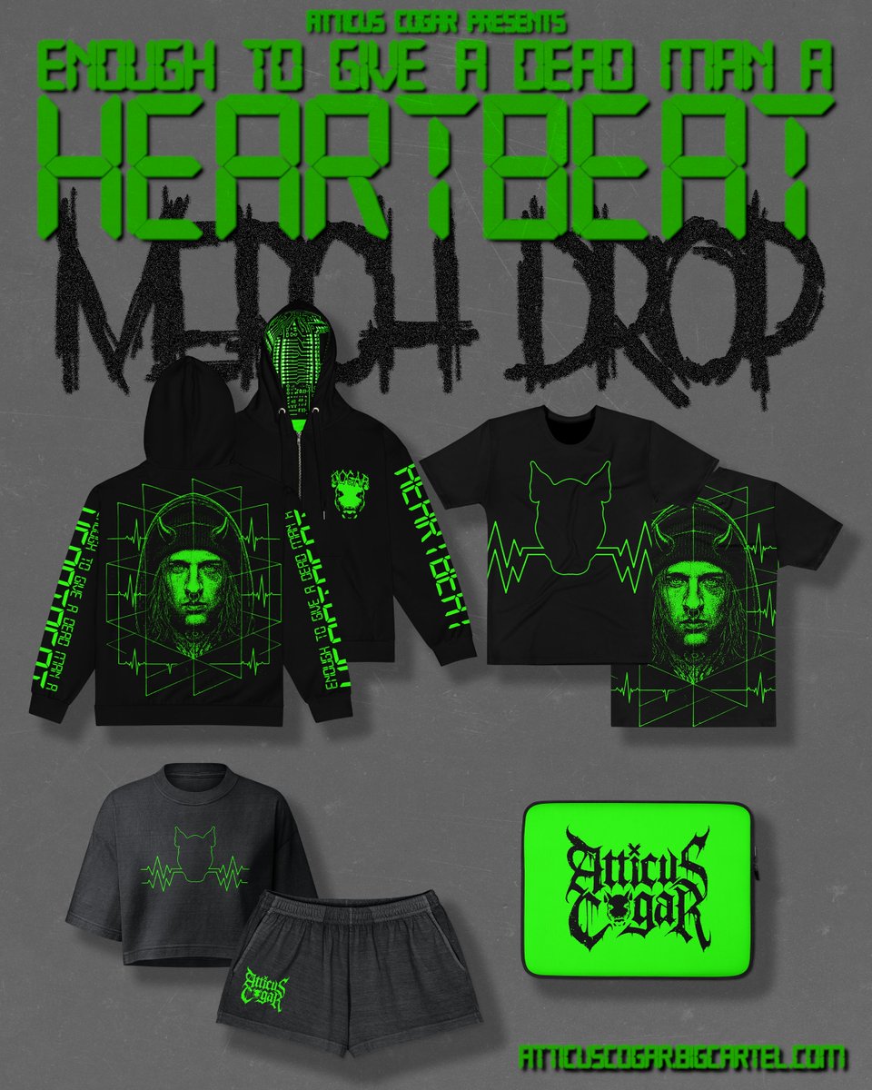 Atticus_Cogar's tweet photo. 🚨 NEW DROP

𝗘𝗡𝗢𝗨𝗚𝗛 𝗧𝗢 𝗚𝗜𝗩𝗘 𝗔 𝗗𝗘𝗔𝗗 𝗠𝗔𝗡 𝗔 𝗛𝗘𝗔𝗥𝗧𝗕𝗘𝗔𝗧.

https://t.co/PKJGoIXkDi https://t.co/JiLtwgBUY5