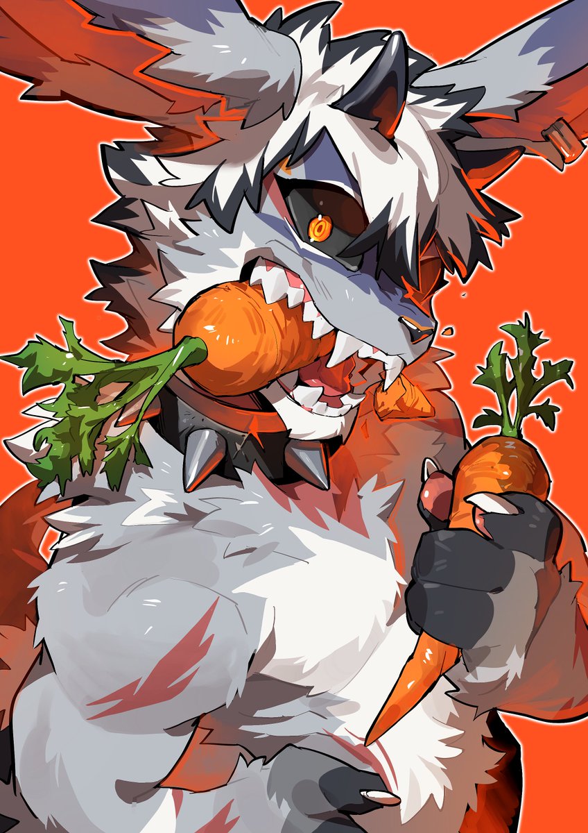 itsruito's tweet photo. looking fierce but it's just carrot time~ 🥕

🎨skeb: @2kmkm222 https://t.co/ZZmpsA7wDU