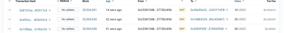 Crossbigshort's tweet photo. The second round of rewards has been sent.

Check it out.

0x15fbbe33ad5f766eefc6fc5dee7d9ccfcc3ef4a3fad13377da4a6344b1f92c55

0x493cc0482d29e1344f3b0cbae7725fef2587de48e080beb68f12f399803e92c3

0x8157ea21a44d93956da0e4e0bc77ee2ab7a7f01405f1b8a0fc41e0ab9f2917c4 https://t.co/QpI4uJEMHV