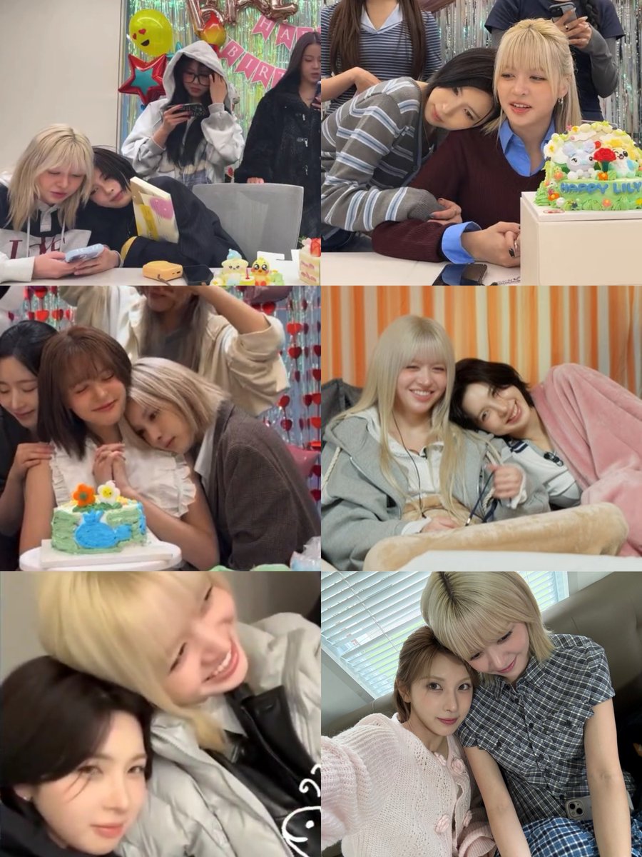 Parkjinsolbaely's tweet photo. The way Bae practically broke her neck and sacrificed her back just to lean on Lily's shoulder... https://t.co/SF7tBSvyJe