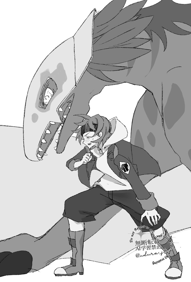 I_love_tri's tweet photo. wip
ライト&amp;ランフォモン

サークルカット用に清書中 https://t.co/KJnyEL7PHL