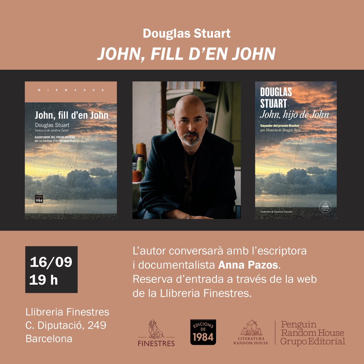 Edicions1984's tweet photo. Douglas Stuart, guardonat amb el Premi Booker 2020, torna amb «John, fill d’en John», una història ambientada a l’illa de Harris, d’aquelles que, quan les acabes, continuen fent-te companyia durant molt de temps. https://t.co/XgriNoIl5e