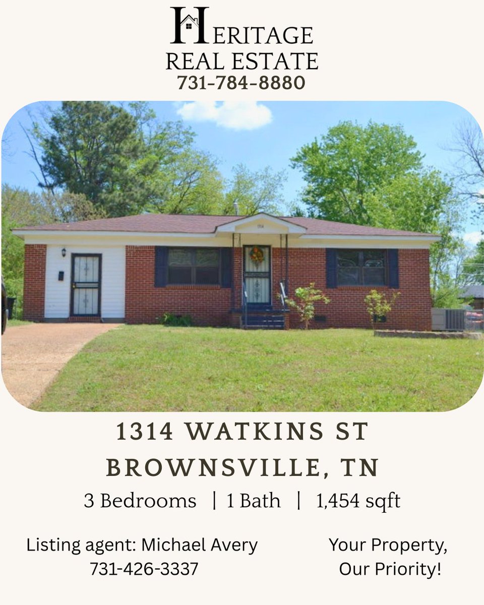 jdpsmith's tweet photo. Charming 3-Bed, 1-Bath Brick Home
This home features spacious living areas, and a yard perfect for gardening or entertaining. Whether you need a home office or a cozy family space, this brick beauty delivers!

✅ Perfect for: First-time buyers, investors, or those downsizing. https://t.co/496AkCq3eD