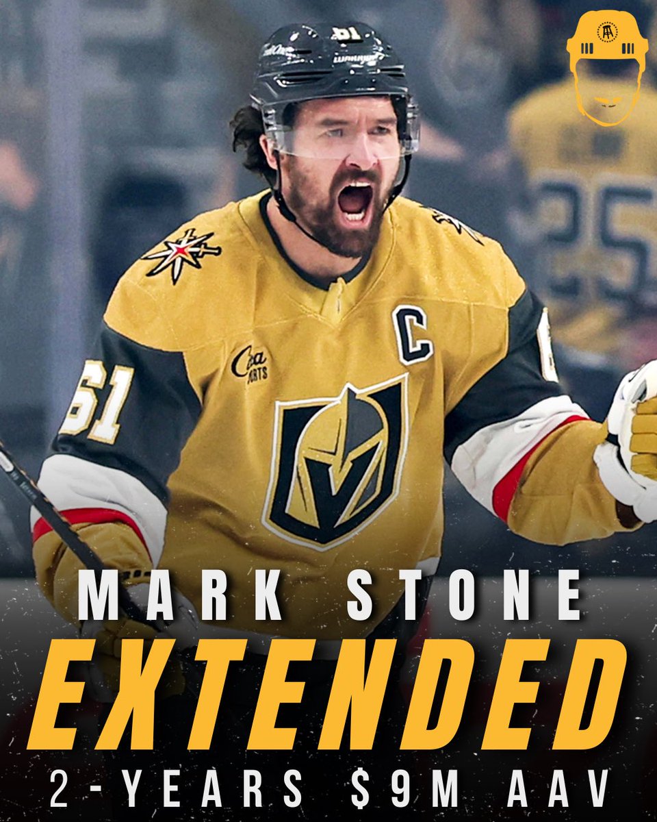 spittinchiclets's tweet photo. Mark Stone isn’t leaving Vegas anytime soon ✍️ 🎰 https://t.co/e5gMO2gXg1