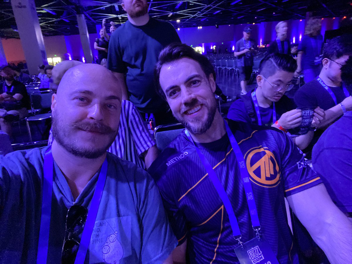 Slootbag's tweet photo. Years of great friendship and Blizzcon together with @Methodsco, but our first opening show

Old and retired but WoW is in our blood forever https://t.co/W0D9bOCcEc