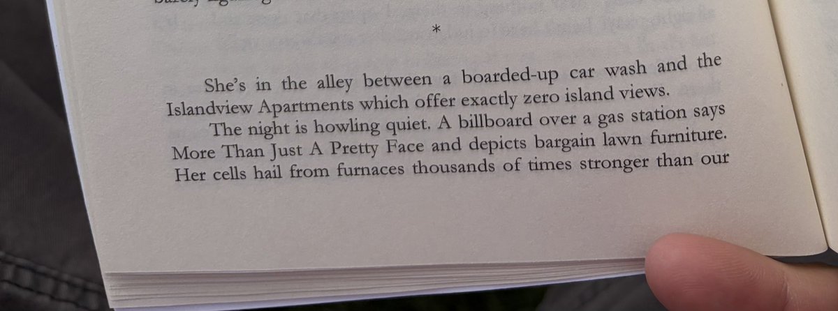 FantasyLadder's tweet photo. It’s little lines like this that makes @HarrisFootball such an enjoyable writer! 

“…the Islandview Apartments which offer exactly zero island views” 

LOL

#PoundFoolish https://t.co/ktGkem54R2